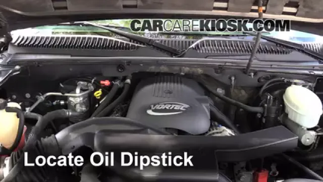2003 Chevrolet Tahoe LS 5.3L V8 Oil Check Oil Level